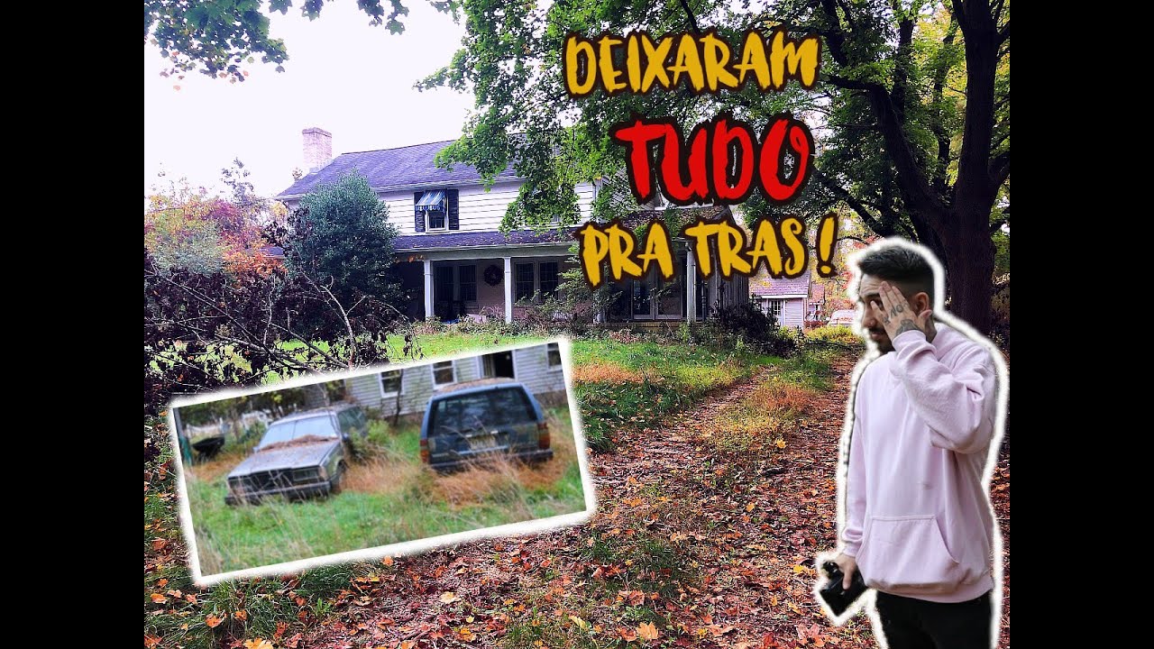 CASA ABANDONADA COM TUDO DENTRO NOS ESTADOS UNIDOS (CAPSULA DO TEMPO)