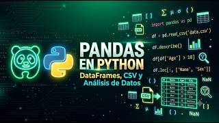 Pandas en Python 🐼 | DataFrames, CSV, Filtrado y Análisis de Datos desde Cero