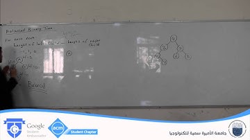 Lecture 23: Introduction To Trees (2) - Ibrahim Albluwi @ PSUT