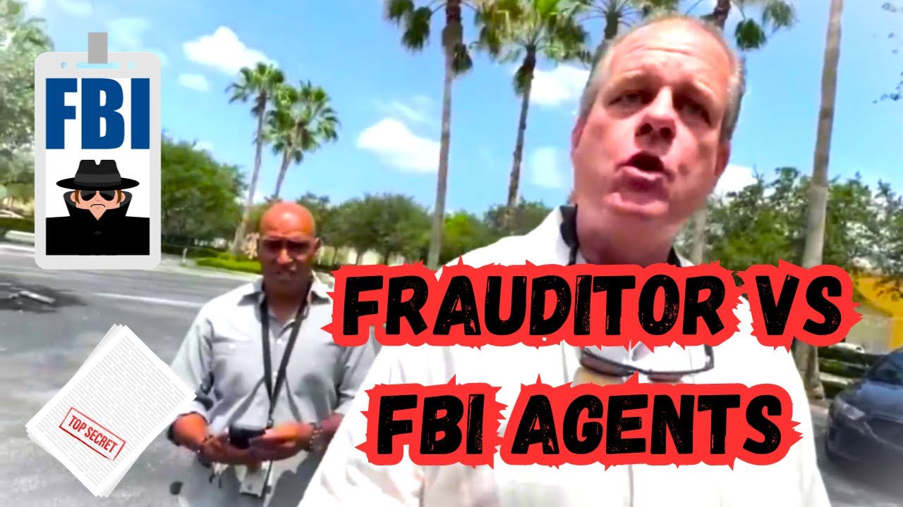 Dumb Frauditor Vs FBI Agents & Homeland Security