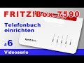 Telefonbuch der FRITZBox 7590 einrichten importieren exportieren und einem DECT Telefon zuordnen #6