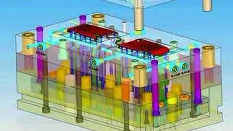 SolidEdge Lifter Mold Animation 1