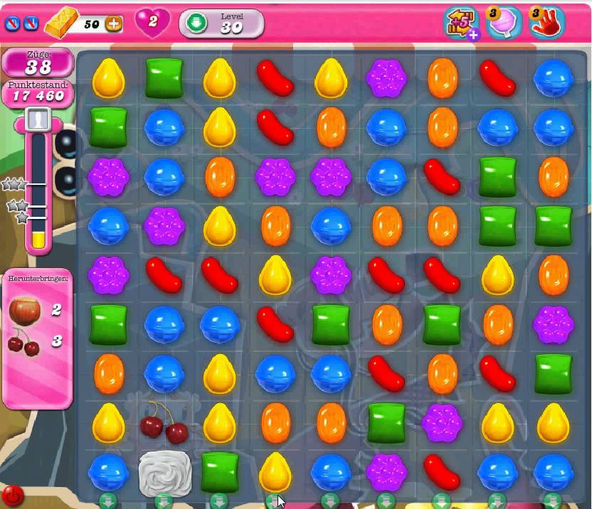 Candy Crush Saga Level 30 3 STARS YouTube