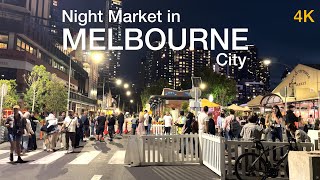 Melbourne City Market at Night | Europa Night Market 2023