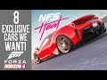 Forza Horizon 4 - 8 "Exclusive" Cars We Want from NFS HEAT!