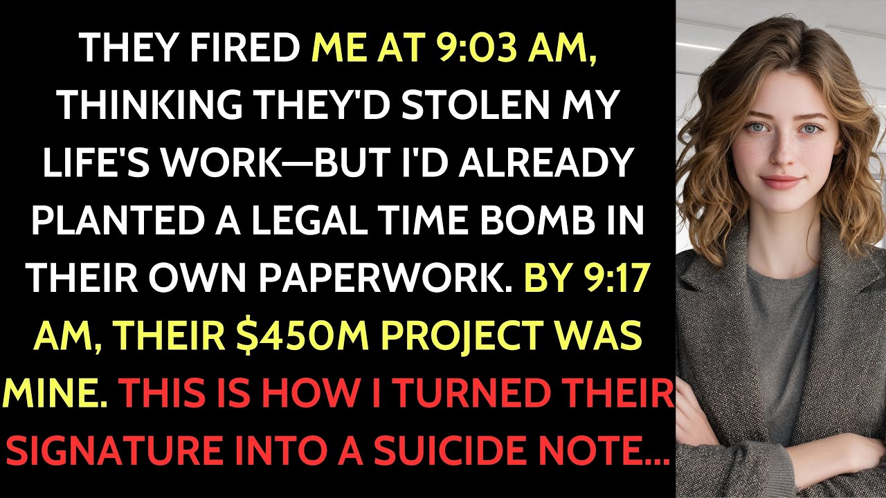 I Got Fired At 9:03 AM—By 9:17 AM, Their $450M Prototype Was Already Patented—In My Own Name