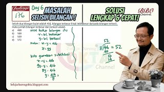 Solving Integer Word Problems Fast! | Day 6 Matematika Challenge 176