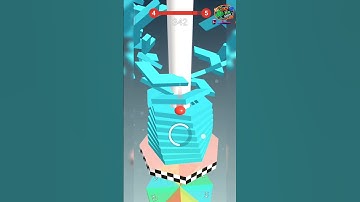 Stack Ball Level 4 #stackball #gameplay #shortsviral  #shortsfeed #shorts #trending