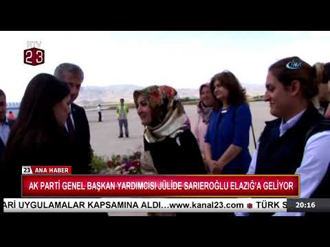 AK Parti Genel Başkan Yardımcısı Jülide Sarıeroğlu Elazığ'a Geliyor