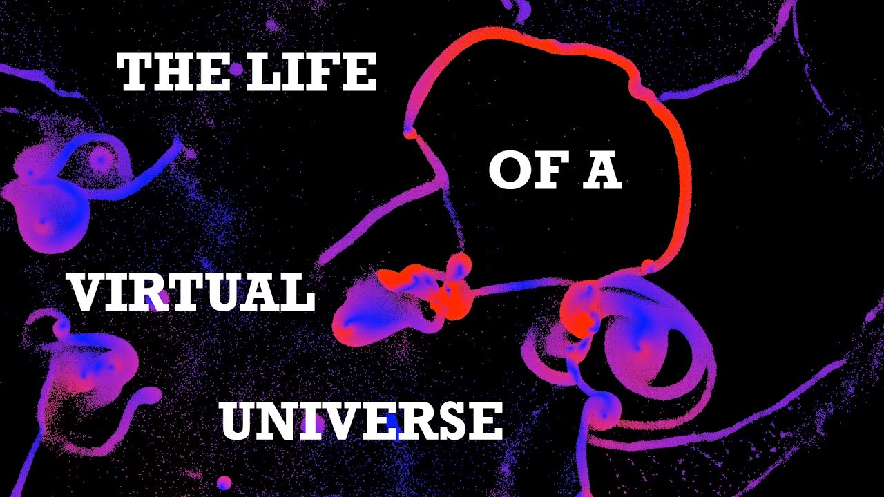 The life of a virtual universe (part 3): 1 million particles - YouTube