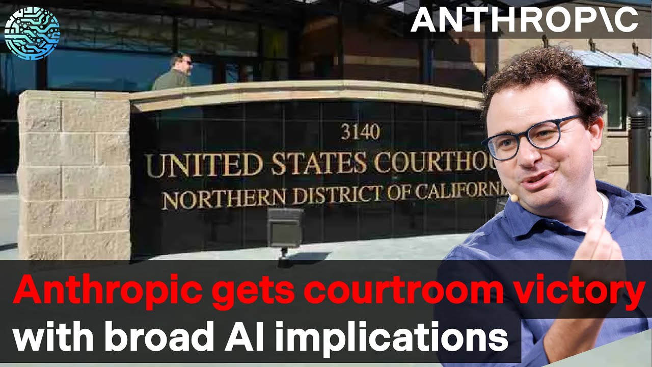 AI Training Legalized? Anthropic Copyright Lawsuit Update