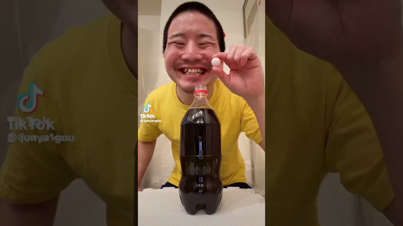 Junya1gou all Mentos Cola Challenge 😂😂😂