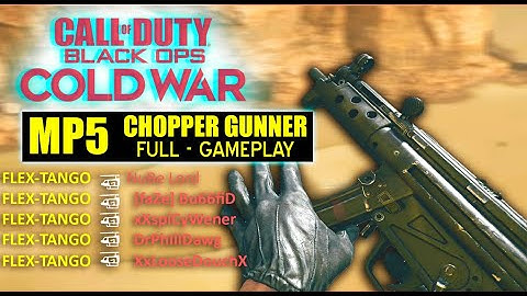 MP5 | CHOPPER GUNNER [ FULL GAMPLAY ] BLACK OPS COLD WAR ALPHA