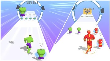 Mashup Hero  💪🦵🏃 All Levels Gameplay Trailer Android,Ios New Game #1