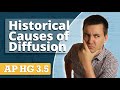 Historical causes of diffusion ap human geography review unit 3 topic 5