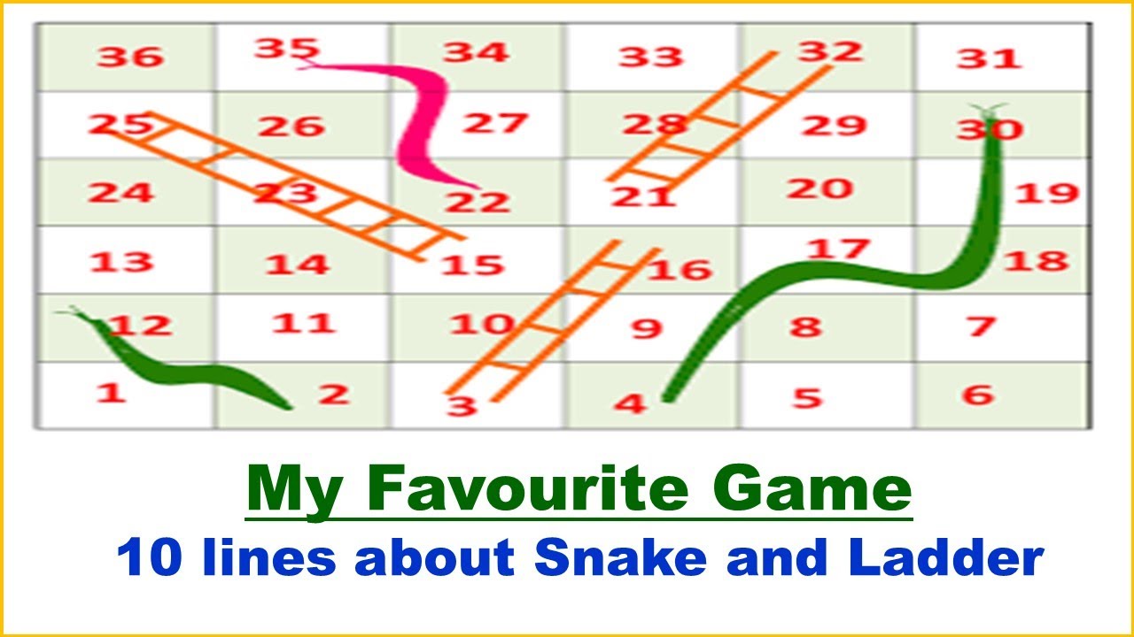 my favourite game snake and ladder essay