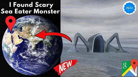 I Found Scary Sea Eater Monster ! on Google Maps and Google Earth 😱#mystisk #googleearth