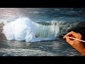 How to paint water - realistic wave painting tutorial