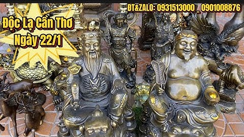 💥💥 Thần Tài Thổ Địa Bằng Đồng _ Lư Đồng Xưa _ Đại Bàng Đồng. Trưa 22/1 #độclạcầnthơ #đồcổ