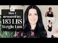 How I Measured My 183Lbs Weight Loss - When the scales doesn&#39;t play ball | Half of Carla