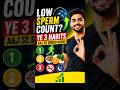 ✅ Low Sperm Count? Ye 3 Habits Aaj Se Shuru Karo! #shorts #ytshorts #YashVerse
