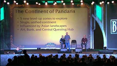 Blizzcon 2011 Mists of Pandaria Intro Panel [1/6]