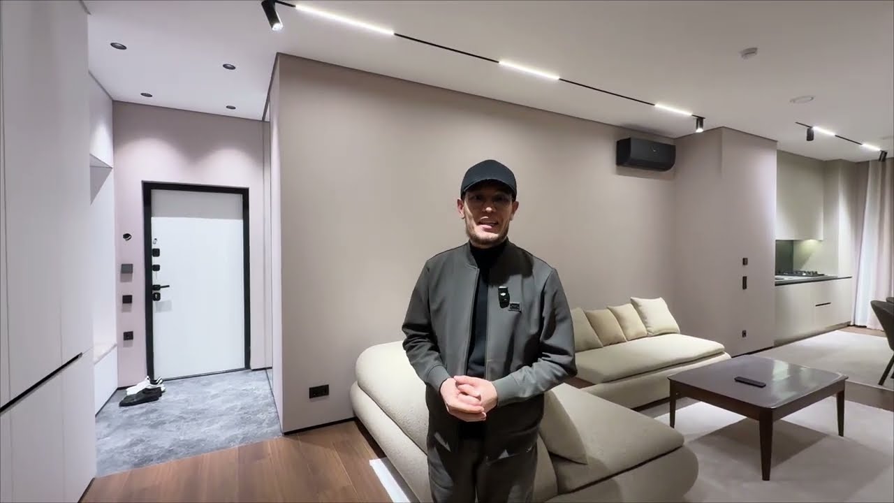 MINIMALIZM USLUBIDAGI YANGI KVARTIRA 