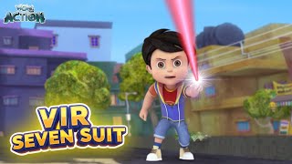 Vir The Robot Boy | Vir Vs Bird | Vir Seven Suit Compilation | Wow Action