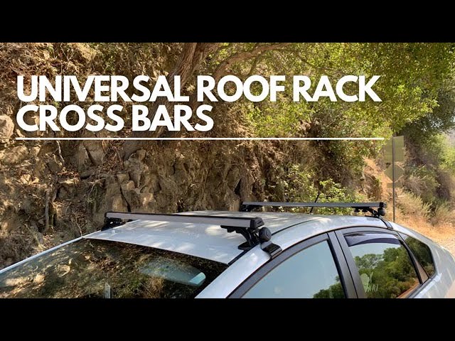 Universal Roof Rack Cross Bars  Unboxing & Installation Guide