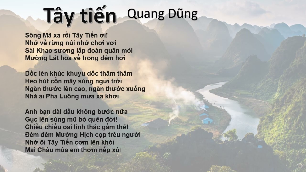 Tây tiến 2 - Quang Dũng