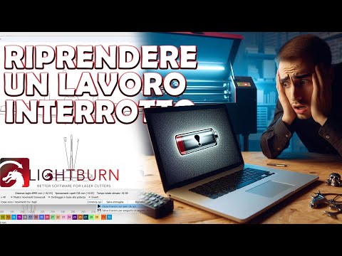 Resuming an Interrupted Job with Lightburn. LIGHTBURN TUTORIAL