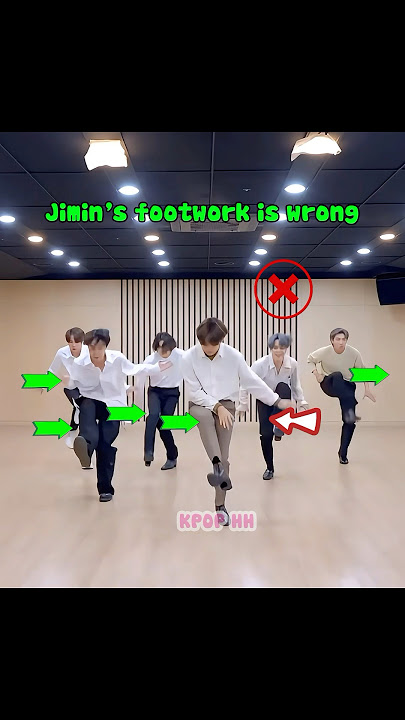 I loved Jimin's Reaction When He Made A Mistake At The Dance 🤣🤣 #shorts #jimin #bts