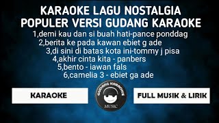 lagu nostalgia populer karaoke