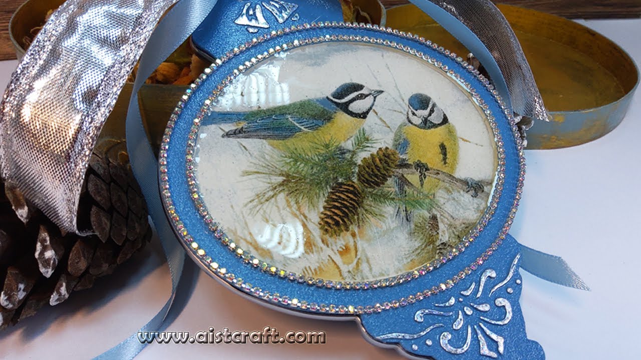 Christmas Decorations DIY 🎅 Holiday Crafts 🎄 Decoupage Epoxy Ideas