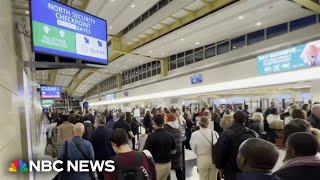 Winter weather alerts across parts of U.S. as TSA braces for record-breaking holiday travel day