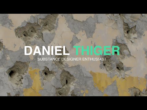 Plaster Wall with Parameter-driven Bullet Holes