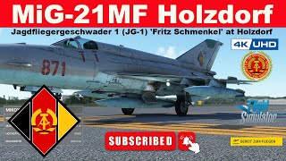 Jagdfliegergeschwader 1 (JG-1) 'Fritz Schmenkel' at Holzdorf - MIG 21 - MSFS 2020 - Airbase Holzdorf