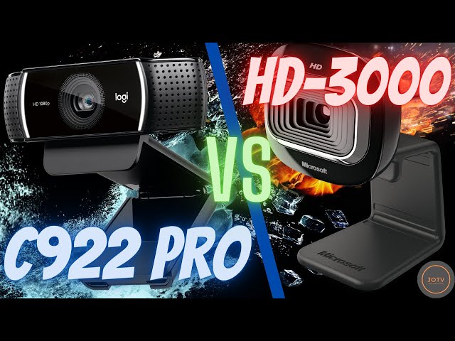 Logitech C922 HD Pro Stream vs Microsoft Lifecam HD-3000 | How Big Is The Upgrade?