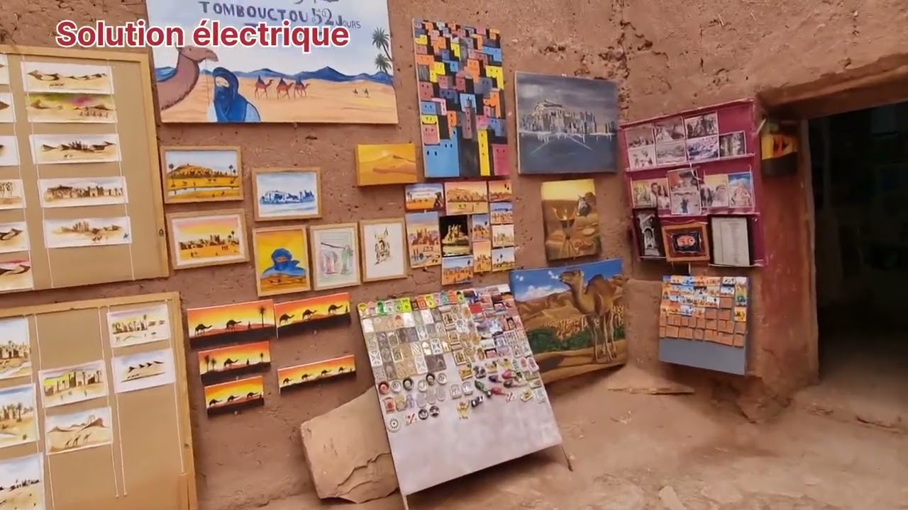 جولة مسائية في قصبة ايت بن حدو نواحي ورزازات مع جو غائم يا سلام kasbah ait benhaddou