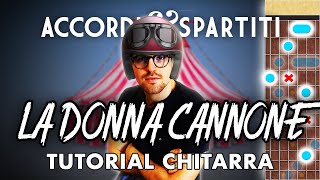 LA DONNA CANNONE Tutorial Chitarra - Francesco De Gregori