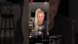 Lizzy wurst previous Instagram live Halloween Costume