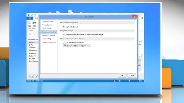 How to Change Microsoft® Outlook 2013 Email Security Settings on Windows® 8