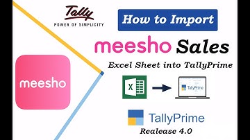 Excel to Tally Meesho Data Import in Tallyprime 4.0 | Excel to Tally Sales Import | Add on