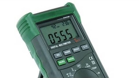 Digital Multimeter Review: Cen-Tech P98674 / Mastech MS8229