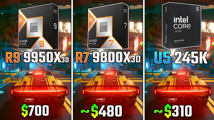 RYZEN 9 9950X3D vs RYZEN 7 9800X3D vs INTEL ULTRA 5 245K | Test in 6 Games