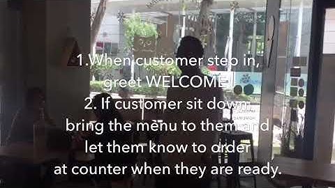 Welcoming Customers