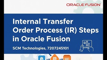 IR Cycle(Internal Requisition) In Oracle Fusion SCM #oracle #Internal #Requisition