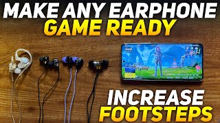 Improve Earphones Sound Quality For Gaming 🔥 INCREASE FOOTSTEP SOUND IN BGMI | Gaming Earphones