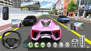 Pink Supercar City Cruise! 🌸🏎️ | Ultimate Urban Driving Simulator