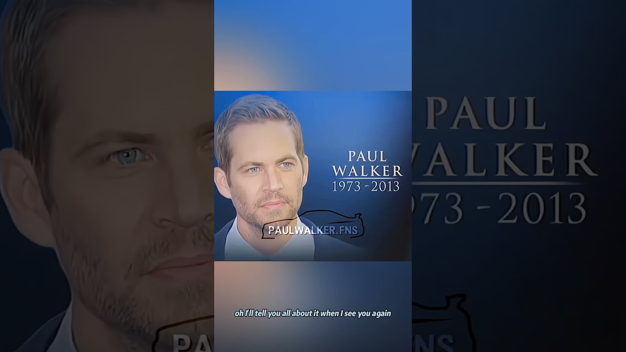 Vin Diesel pays tribute to Paul Walker #respect #vindiesel #paulwalker #brother #friendship #usa